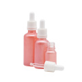 30ml Empty Pink Glass Bottle With Dropper Cap